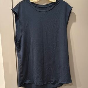 Lululemon Athletica Blue Sleeveless Muscle Tee
